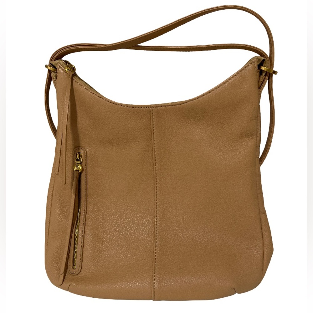 HOBO Merrin Sandstorm Leather Convertible Backpack Shoulder Bag EUC